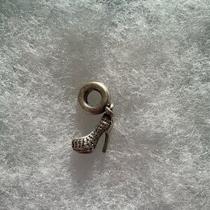 Pandora Silver High Heel Shoe Charm